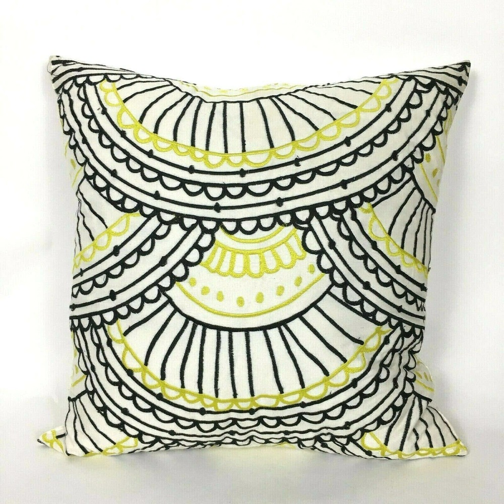 Trina Turk Embroidered Pillow 20" x 20"